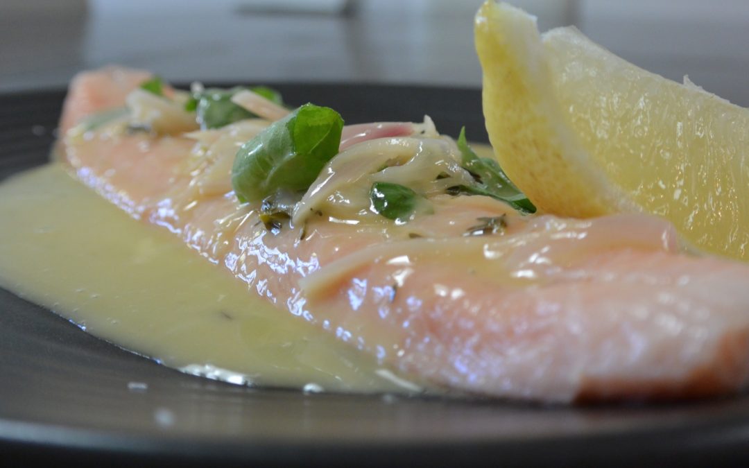 Rainbow Trout and Basil Beurre Blanc
