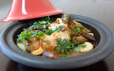 Chicken, Date, Almond and Preserved Lemon Tagine
