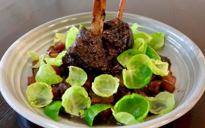 Braised Wallaby Shank and Winter Vegetables