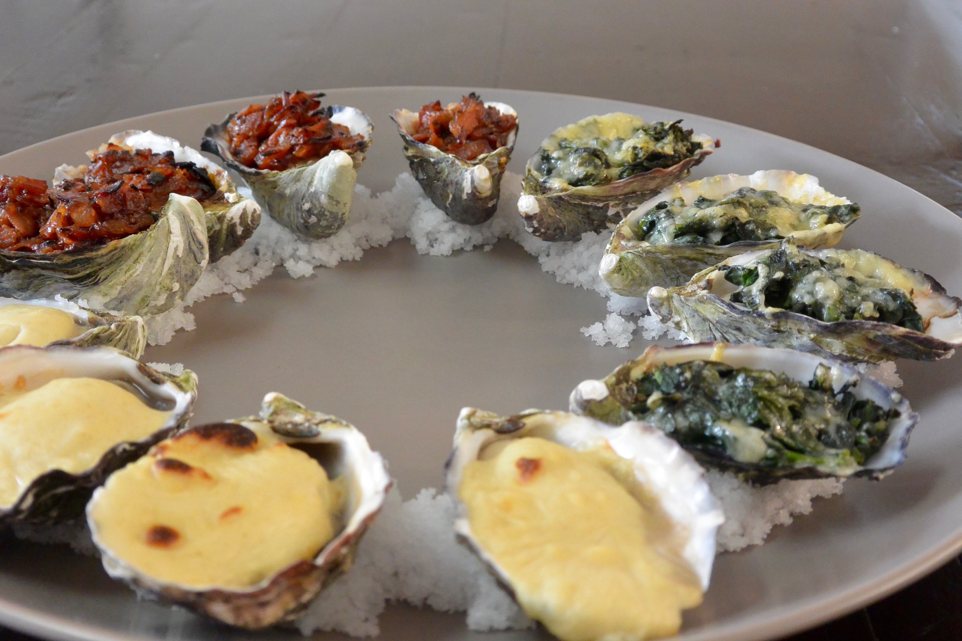 CWS02222 Combi baked oysters, 3 ways. Cooking With Steam Combi