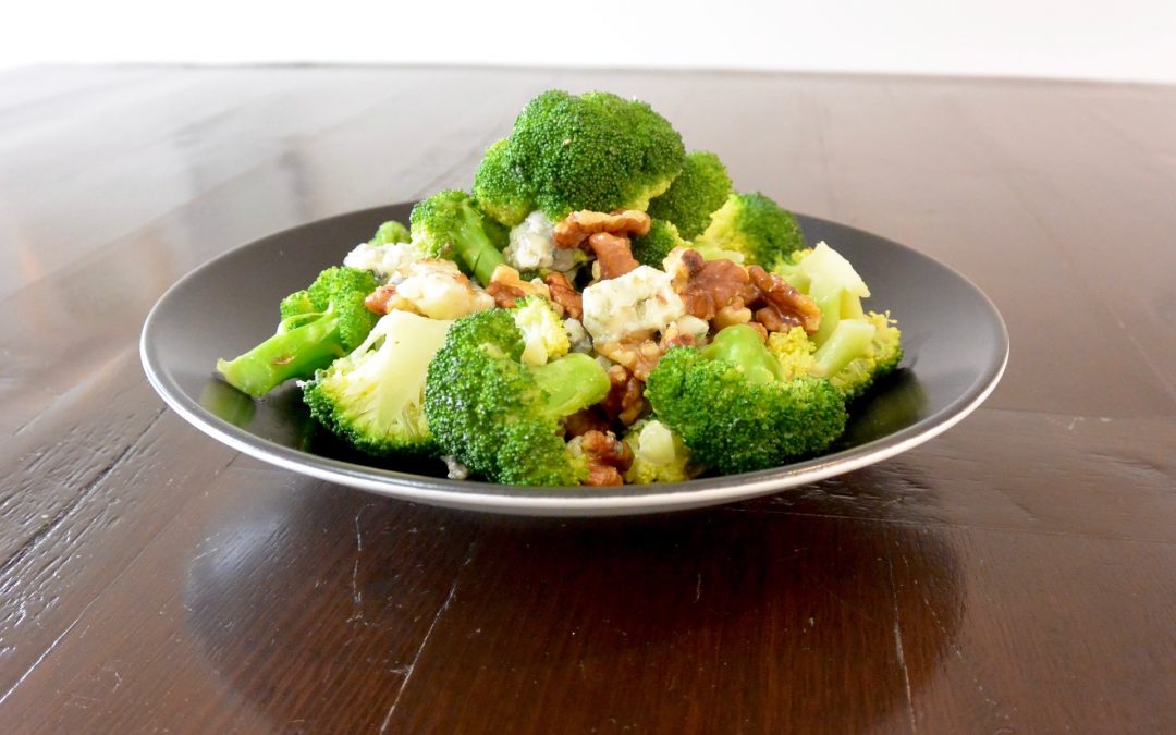Steamed Broccoli, Toasted Walnut and Gorgonzola