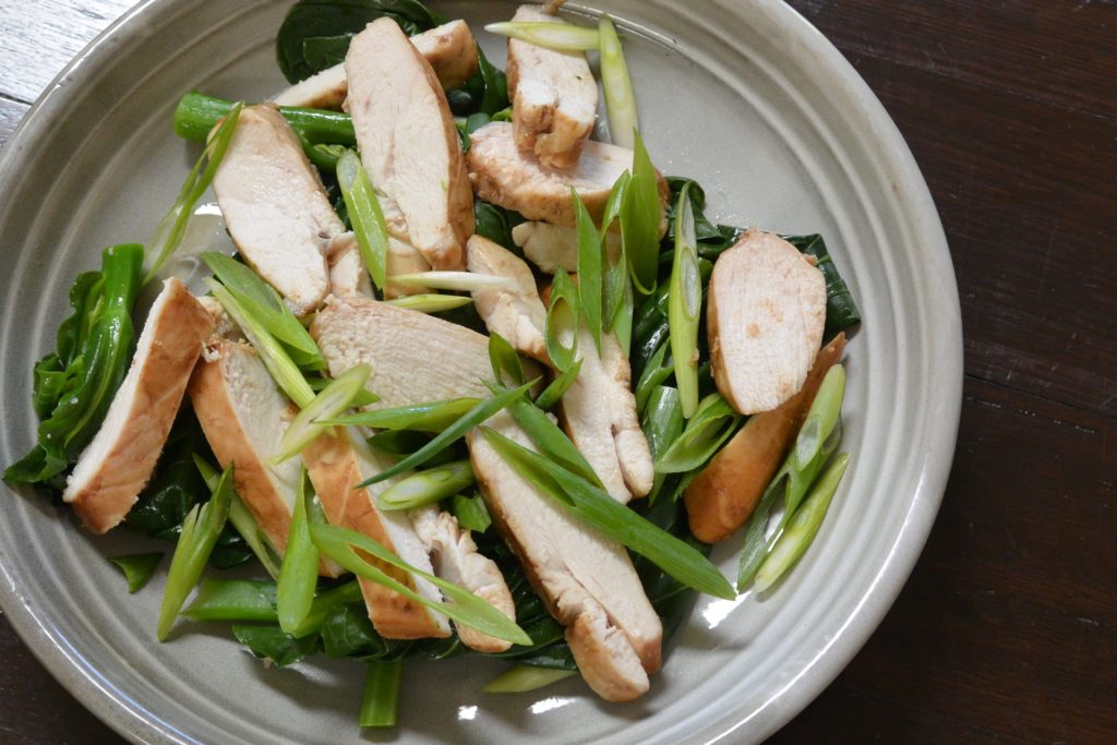 Cws 0271 2 Steamed Chicken With Asian Flavours And Chinese Broccoli Cooking With Steam Combi 3362