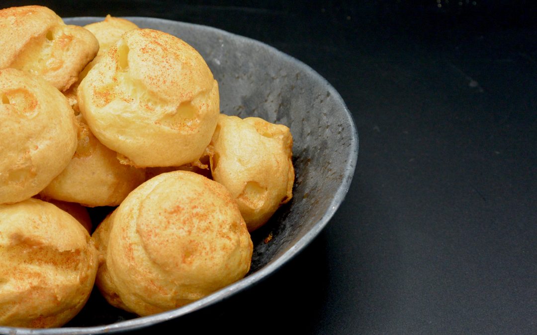 Parmesan and Gruyere Gougeres
